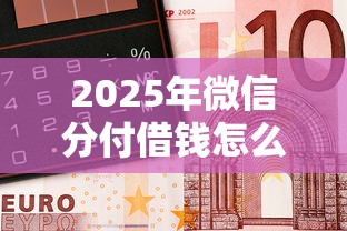 2025年微信分付借钱怎么消费的?整理5个一定能下款的借钱平台 2025年微信分付借钱怎么消费的?整理5个一定能下款的借钱平台