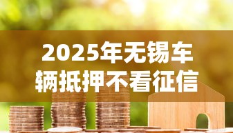 2025年无锡车辆抵押不看征信？罗列5个黑户成功获取大额贷款的平台