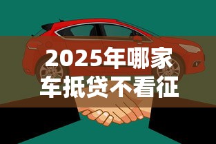 2025年哪家车抵贷不看征信?看看这5个资产包口子 2025年哪家车抵贷不看征信?看看这5个资产包口子