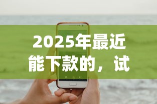2025年最近能下款的，试试这5个手机小额黑户快速贷款app