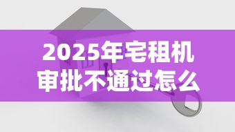 2025年宅租机审批不通过怎么办：梳理5个各大贷款平台