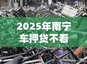 2025年南宁车押贷不看征信：试试这5个借钱无视黑白100%秒下软件