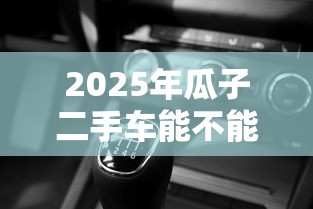 2025年瓜子二手车能不能借钱，分享五个2025买会员有额度的口子