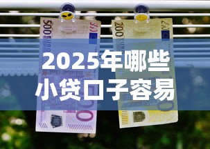 2025年哪些小贷口子容易下款？整理五个好通过的贷款平台