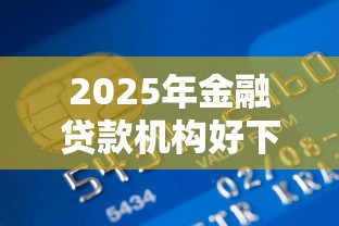 2025年金融贷款机构好下款吗，整合五个抵押车贷款平台