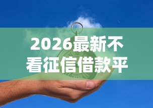 2026最新不看征信借款平台有哪些可以借款，总结十个大平台借钱！