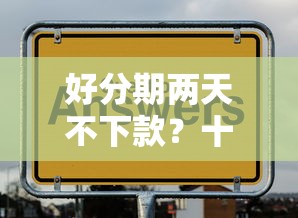 好分期两天不下款？十个逾期也不怕的不看征信查询的口子