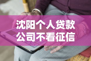 沈阳个人贷款公司不看征信怎么办就选这7个3千元现在能借钱的平台