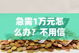 急需1万元怎么办？不用信誉分借钱试试这8个无门槛平台