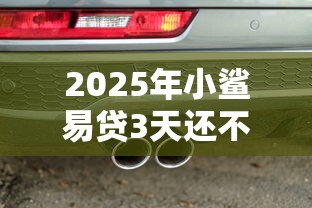 2025年小鲨易贷3天还不下款：试试这5个有车贷款平台