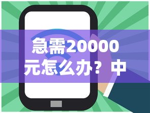 急需20000元怎么办？中顺信融怎么样好下款吗试试这6个无门槛平台