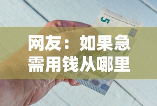 网友：如果急需用钱从哪里借钱比较安全？求介绍几款能下款的网贷平台