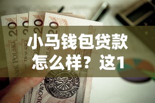 小马钱包贷款怎么样？这10个2025黑户借款必下大额口子值得一试