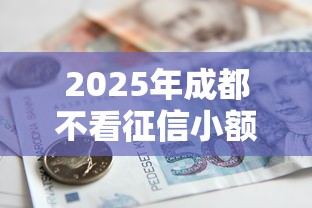 2025年成都不看征信小额贷款：公布5个黑户能在借款平台借到钱