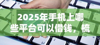2025年手机上哪些平台可以借钱，梳理五个百分百下款的借款平台