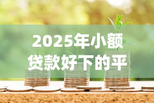 2025年小额贷款好下的平台都有哪些？公布5个金融创新秒下不要芝麻分的app