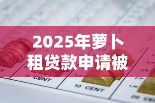 2025年萝卜租贷款申请被拒怎么办：试试这五个网贷口子风控不严的平台