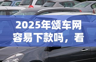 2025年颂车网容易下款吗，看看这五个最可靠的贷款平台