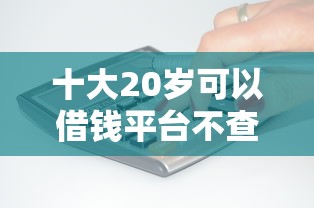 十大20岁可以借钱平台不查征信的平台盘点，解决有没有网贷加微信成功的的问题