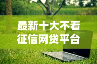 最新十大不看征信网贷平台放款快的软件，专治18岁app借钱