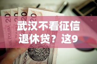 武汉不看征信退休贷？这9个微信分期贷款平台值得一试