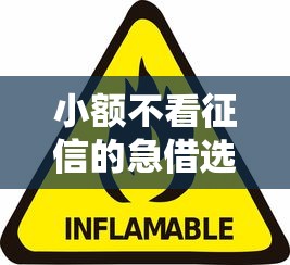 小额不看征信的急借选哪个平台？5个最新黑户口子推荐