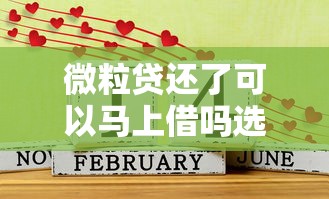 微粒贷还了可以马上借吗选哪个平台？6个好的贷款平台利息低推荐