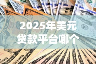 2025年美元贷款平台哪个好下款：整合5个能百分百通过的网贷app
