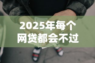2025年每个网贷都会不过怎么办？分享五个小额正规贷款平台