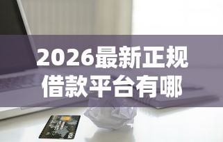 2026最新正规借款平台有哪些（支持微信），5个无视一切包下款口子无私分享