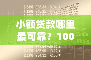小额贷款哪里最可靠?10000元无门槛借款平台推荐,6个5000块贷款秒下软件盘点 小额贷款哪里最可靠?10000元无门槛借款平台推荐,6个5000块贷款秒下软件盘点