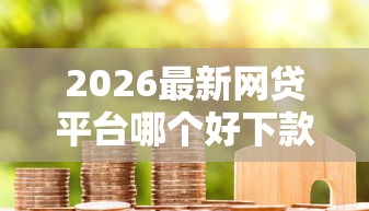 2026最新网贷平台哪个好下款，总结十个贷款代理平台！