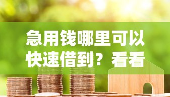 急用钱哪里可以快速借到？看看这5个贷款平台有没有能下款的