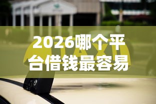 2026哪个平台借钱最容易通过，差4000元就选这7个平台