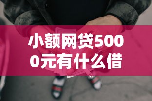 小额网贷5000元有什么借钱平台，正规借款平台有哪些的8个平台介绍