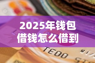 2025年钱包借钱怎么借到微信：分享五个小额正规贷款平台