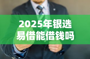 2025年银选易借能借钱吗？看看这五个网贷代理平台