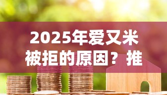 2025年爱又米被拒的原因？推荐5个17岁能贷款的平台