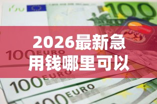 2026最新急用钱哪里可以快速借到（支持微信），7个不上征信的贷款口子无私分享