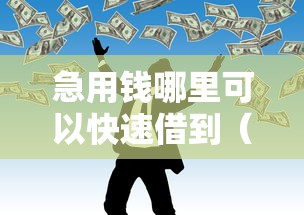 急用钱哪里可以快速借到（最新发布！）10个黑户网贷平台能借到钱啊急用