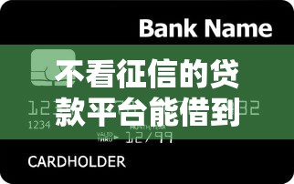 不看征信的贷款平台能借到钱吗？1千元无门槛借款5个平台推荐
