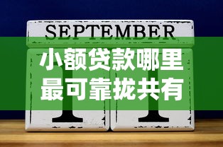 小额贷款哪里最可靠拢共有哪些选择？9个20岁可以贷款的平台详解