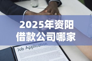 2025年资阳借款公司哪家好下款：整理5个贷款10万比较容易的口子