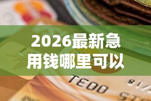 2026最新急用钱哪里可以快速借到（支持微信），6个网黑逾期下款口子无私分享