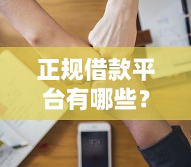 正规借款平台有哪些？这5个黑户能下款的软件可以试试