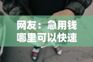网友：急用钱哪里可以快速借到？求介绍几款安全的网贷平台排名不分先后