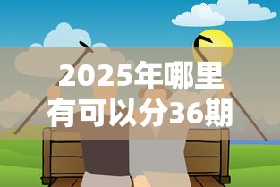 2025年哪里有可以分36期的贷款：推荐5个长期贷款平台