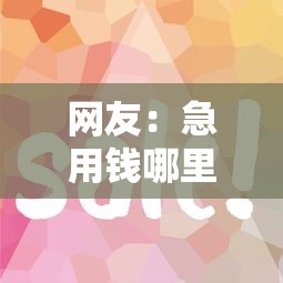 网友：急用钱哪里可以快速借到？求介绍几款有借款平台好借钱