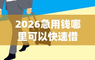 2026急用钱哪里可以快速借到，差3000元就选这8个平台