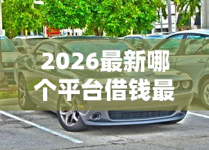 2026最新哪个平台借钱最容易通过，总结十个按揭车辆贷款平台！